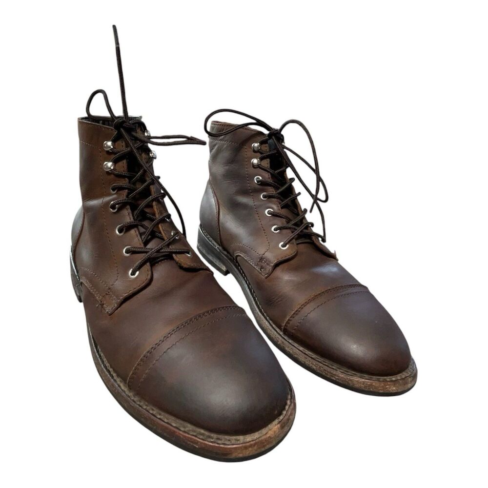 Thursday Boots Co Men’s Coarcap Captain Boots Brown Leather Men’s 10.5